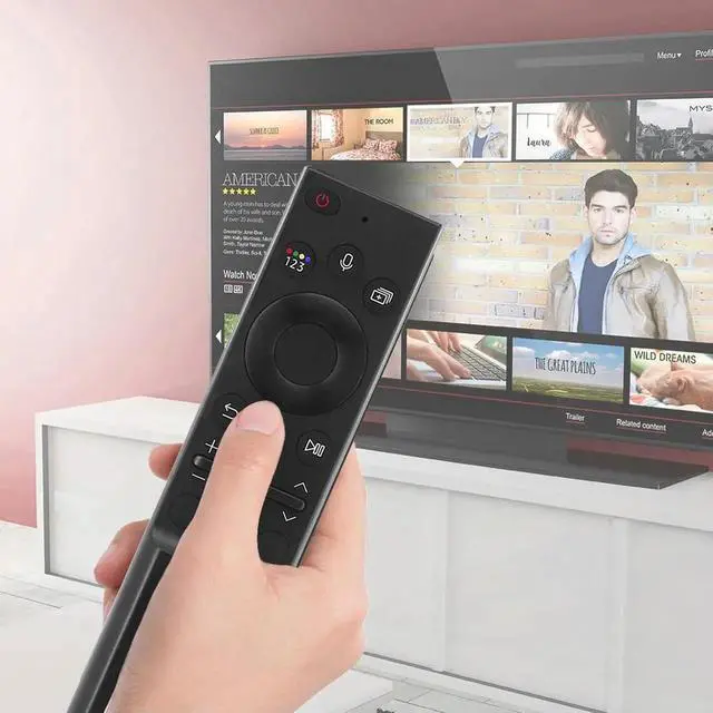 Alt view image 2 of 7 - Remote Controller with Voice Control TV Controller Replacement Parts Bluetooth-compatible for BN59-01357B 01357A 01357C