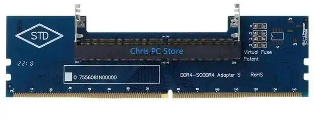 Main image of DDR4 SO-DIMM to Desktop DIMM Memory Connector Adapter Desktop PC Memory Card