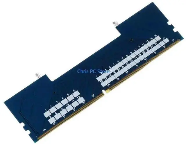Alt view image 4 of 4 - DDR4 SO-DIMM to Desktop DIMM Memory Connector Adapter Desktop PC Memory Card