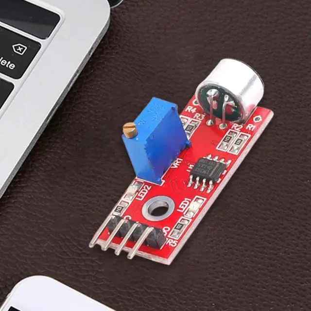 Alt view image 4 of 4 - High Sensitivity Sound Sensor Detection Module Sound Control Module Output Indication DC 4-6V for Voice Controlled Lights