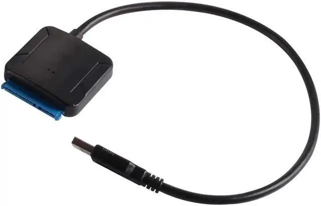 Alt view image 7 of 7 - JAENFONG USB 3.0 to SATA Adapter Cable for 2.5" 3.5" SSD/HDD Drives, SATA to USB 3.0 External Converter 22 pin Hard Drive Connector USB 3.0 to SATA Adapter with Power Supply