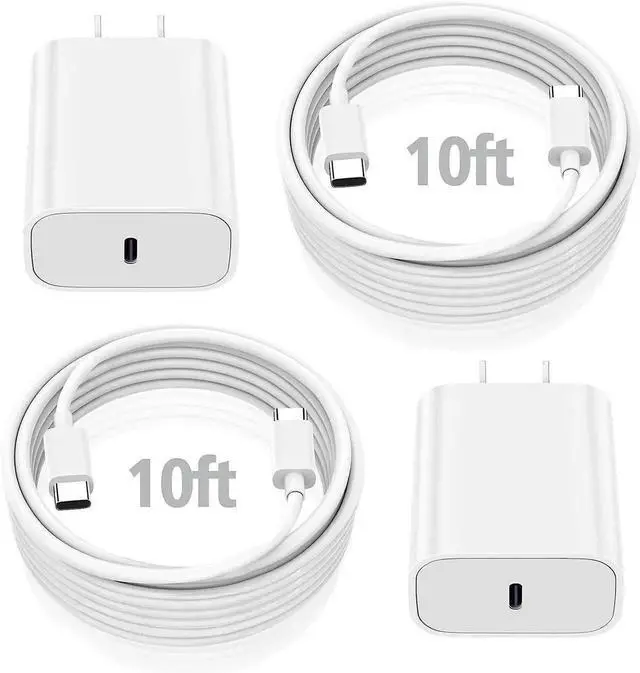 Main image of 10FT iPad Charger Cord, 20W USB C Fast Charger with Long Charging Cable for iPad Pro 13/12.9/11 inch, iPad 10th Generation,iPad A16 11th Generation, iPad Air 13/11 inch/5th/4th, iPad mini 6/7th