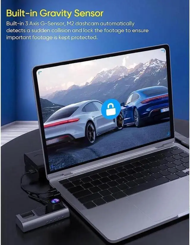 Alt view image 7 of 7 - JAENFONG 3 Channel Dash Cam Front and Rear Inside, 1080P Dash Camera for Cars, Dashcam Three Way Triple Car Camera with IR Night Vision, Loop Recording, G-Sensor, Parking Monitor, 24 Hours Recording