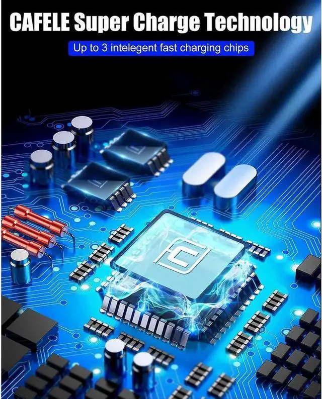 Alt view image 5 of 7 - JAENFONG Magnetic Charging Cable 6.6ft, QC3.0 Fast Charging Nylon Braided Cord with LED Light, Support Data Trasfer 3 in 1 Universal Magnet Phone Charger Compatible with Micro USB Type C Devices