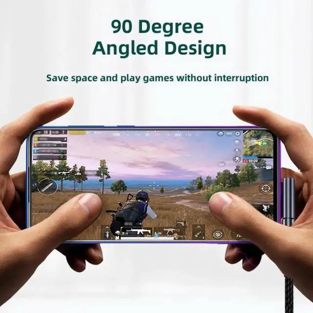 Alt view image 5 of 7 - JAENFONG 40Gbps USB4 Type C Male to Female Low Profile Right Angled 100W Power Data 8K Video Adapter for Laptop Phone