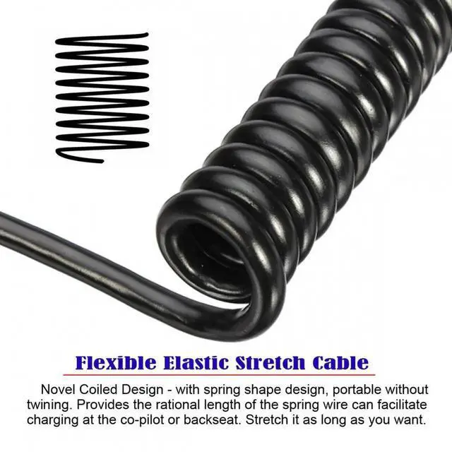 Alt view image 5 of 7 - JAENFONG 90 Degree Right Angled Mini HDMI 2.1 Male to HDMI Male 8K 60hz Stretch Coiled Cable 100cm for HDTV Computer Laptop Monitor