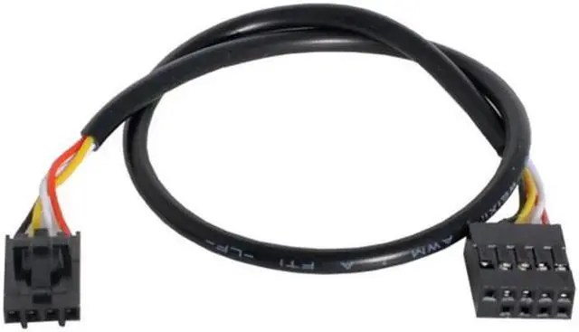 Alt view image 5 of 7 - JAENFONG Motherboard 9pin USB 2.0 Header 1 to 2 Female Extension Cable HUB Connector Adapter Port Multilier