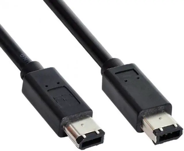 Alt view image 2 of 7 - JAENFONG 6 Pin to 6Pin FireWire 400 to FireWire 400 6-6 ilink Cable IEEE 1394 1.8m Black
