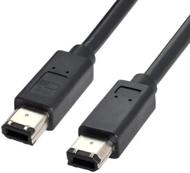 Alt view image 3 of 7 - JAENFONG 6 Pin to 6Pin FireWire 400 to FireWire 400 6-6 ilink Cable IEEE 1394 1.8m Black