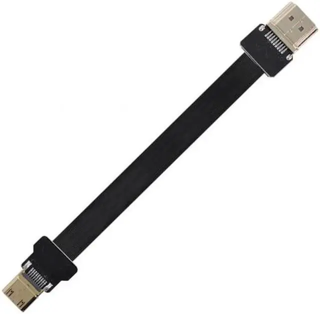 Alt view image 6 of 7 - JAENFONG  Mini HDMI Male to HDMI Male FPC Flat Cable 1080P for FPV HDTV Multicopter Aerial Photography