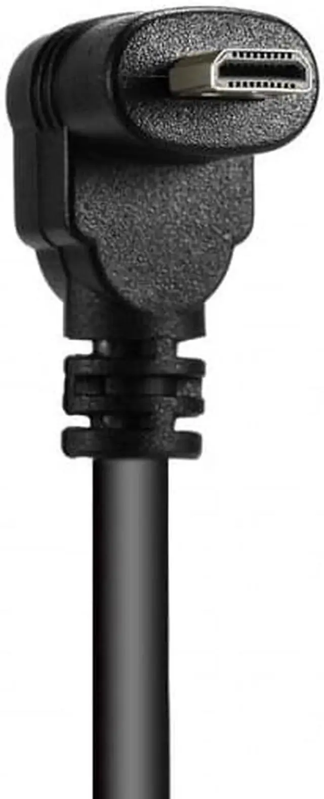 Alt view image 7 of 7 - JAENFONG Up Angled 90 Degree Micro HDMI to HDMI Male HDTV Cable for Cell PhoneTabletCamera