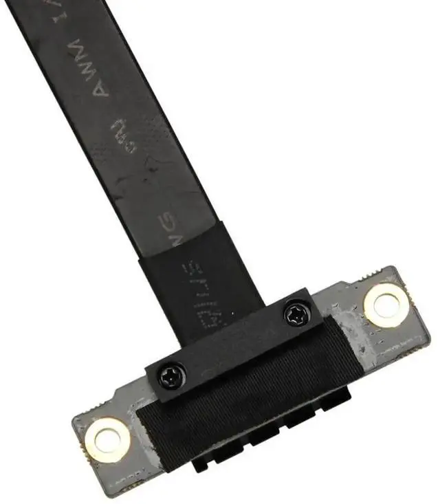 Alt view image 3 of 4 - 4X PCIE X1 Riser Cable Dual 90 Degree Right Angle Pcie 3.0 X1 To X1 Extension Cable 8Gbps PCI Express 1X Riser Card 20Cm