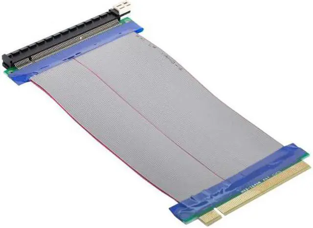 Alt view image 5 of 7 - JAENFONG Express 16X to 16x Male to Female Riser Extender Card Ribbon Cable 20cm