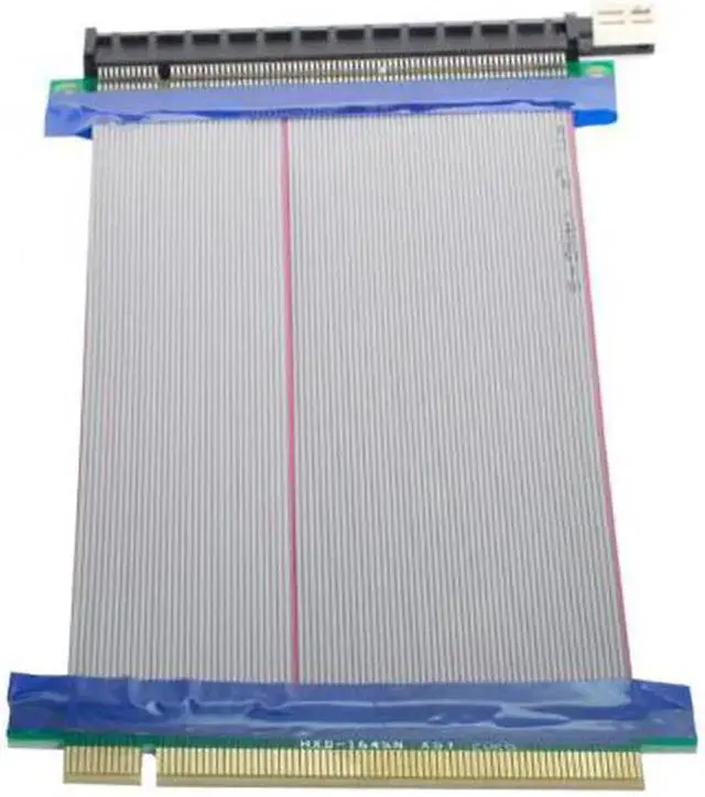 Alt view image 7 of 7 - JAENFONG Express 16X to 16x Male to Female Riser Extender Card Ribbon Cable 20cm