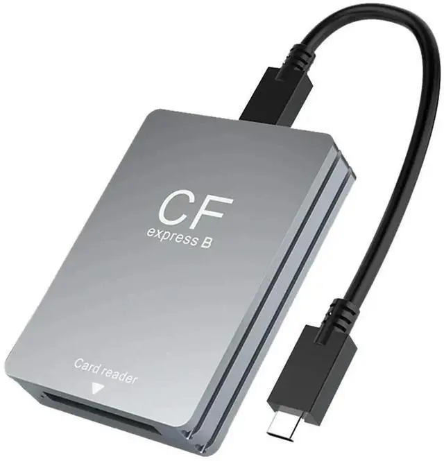 Main image of CFexpress Type B Card Reader with USB C To USB C/A Cable Portable CF Express Reader Support Android// OS for SLR