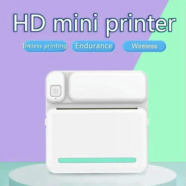 Alt view image 4 of 4 - Mini Portable Printer Wirelessly 200dpi Photo el Memo Printing Wrong Questions with USB Cable Imprint Portable