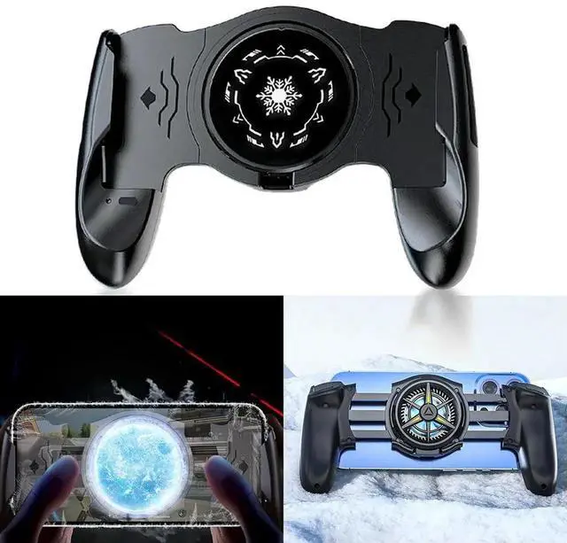 Alt view image 4 of 4 - Phone Game Controller with Cooling Fan Type-C Mobile Joystick Controller Stretch Up To 174mm Mobile Gamepad for Android &