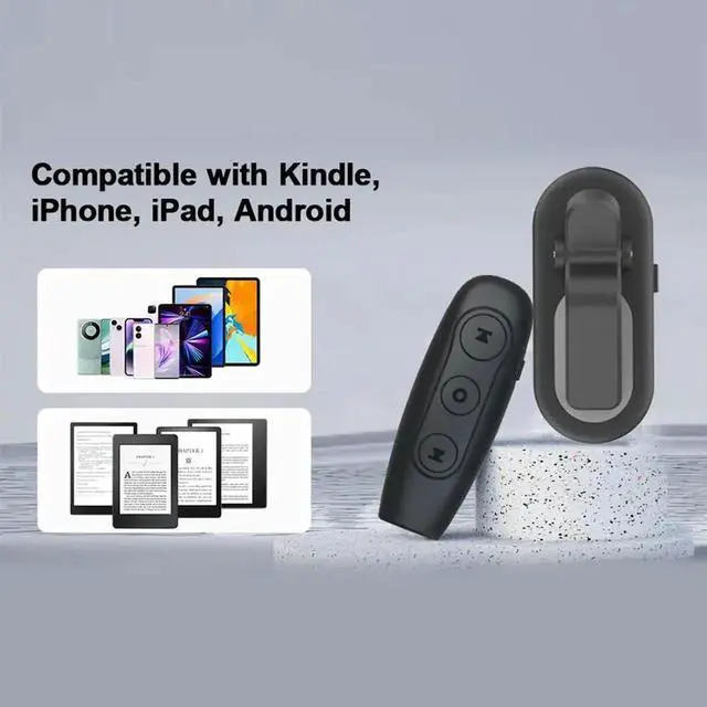 Alt view image 2 of 7 - Remote Control for Remote Page Turner for Kindle Paperwhite Oasis Kobo EReaders for Android Tablets Reading Novels