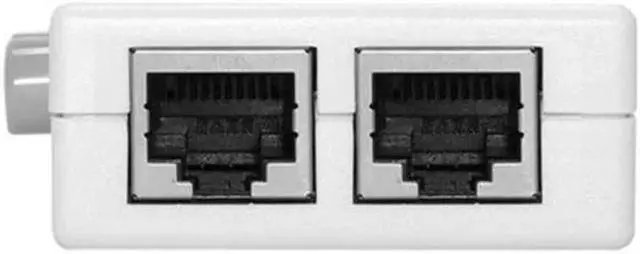 Alt view image 2 of 5 - JAENFONG UTP STP 2 in 1 out 2 Ports RJ45 LAN CAT Network Switch Selector Internal External Networking Switcher Splitter Box