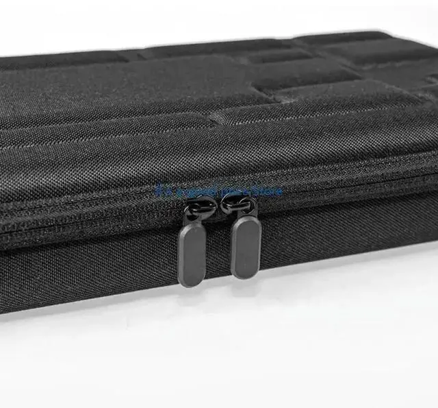 Alt view image 2 of 7 - EVA Keyboard Case Durability For 84 Keyboards With Ergonomic Handle And Zippered Meshed Pocket For Accessories