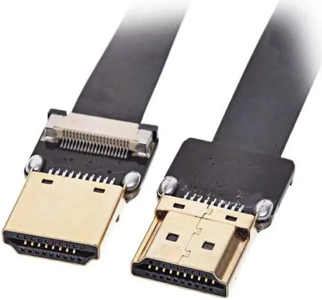 Alt view image 7 of 7 - JAENFONG HDMI Type A Male to HDMI Male HDTV FPC Flat Cable for FPV HDTV Multicopter Aerial Photography