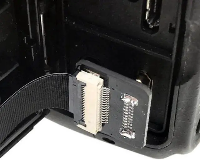 Alt view image 5 of 7 - JAENFONG 90 Degree Up Angled FPV Mini HDMI Male to HDMI Male FPC Flat Cable 20cm for FPV HDTV Multicopter Aerial Photography