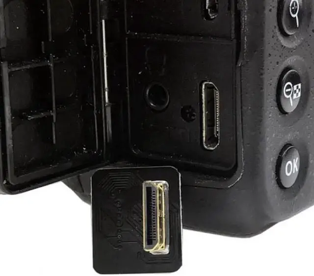 Alt view image 3 of 7 - JAENFONG 90 Degree Up Angled FPV Mini HDMI Male to HDMI Male FPC Flat Cable 20cm for FPV HDTV Multicopter Aerial Photography