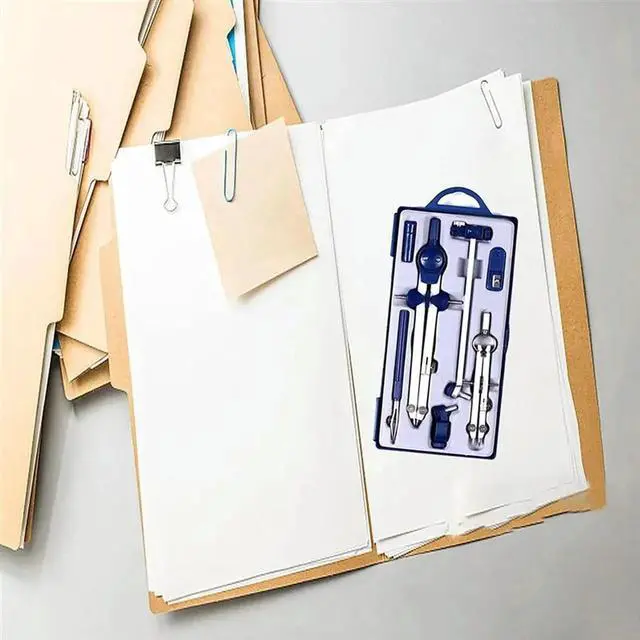 Alt view image 2 of 4 - 18Pc Drafting Compass For Geometry Set Tool Compass Drawing Tool For Geometry For Drafting, Math, Drawing, Engineer Tool