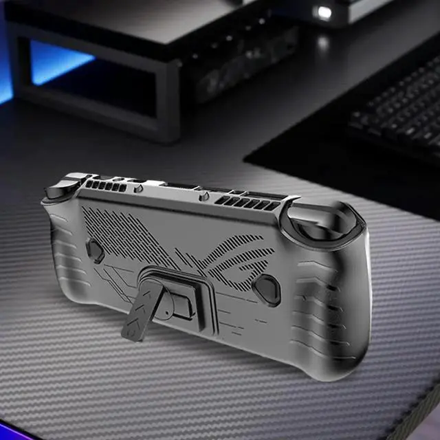 Main image of For ROG Ally X TPU Protective Case Cover Drop-proof with Stand Protector Shell Sleeve Protective Skin Case Game Accessories