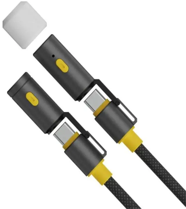Main image of 240W USB C Multi Charging Cable with Lighter & LED Lighting Fast Phone Charging Cord Outdoor Camping Fast Charging Cable