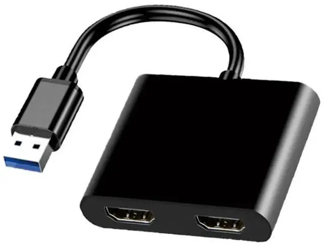 Main image of USB C Docking Station 4K HD USB 3.0 Hub Adapter Dock Dual Screen USB Splitter 2 Ports for Laptop PC Computer for Mobile Phone