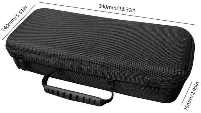 Alt view image 4 of 4 - EVA Hardshell Case Shockproof Portable Protective Bag Anti-drop Travel Case with Mesh Pocket for PS5 Portal Console