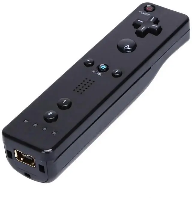 Alt view image 2 of 4 - Remote Controller Gamepad for Nintendo Wii Wii U Console Remote Control Black