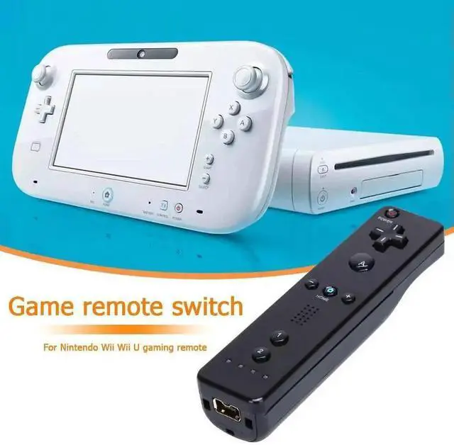 Alt view image 4 of 4 - Remote Controller Gamepad for Nintendo Wii Wii U Console Remote Control Black