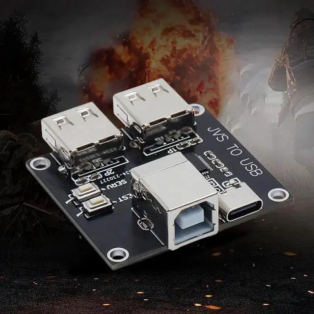 Alt view image 2 of 4 - JVS To USB Gamepad Connector Customize Button Layout Game Controller Converter Dual Joystick Mode for JVS Based System