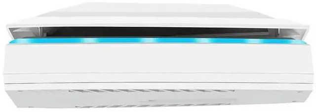 Main image of Console Cooling Fan with Dust Cover Colorful LED Light 2 USB Port Cooling Fan 3 Speed Upper RGB Cooling Fan for PS5 Slim Console