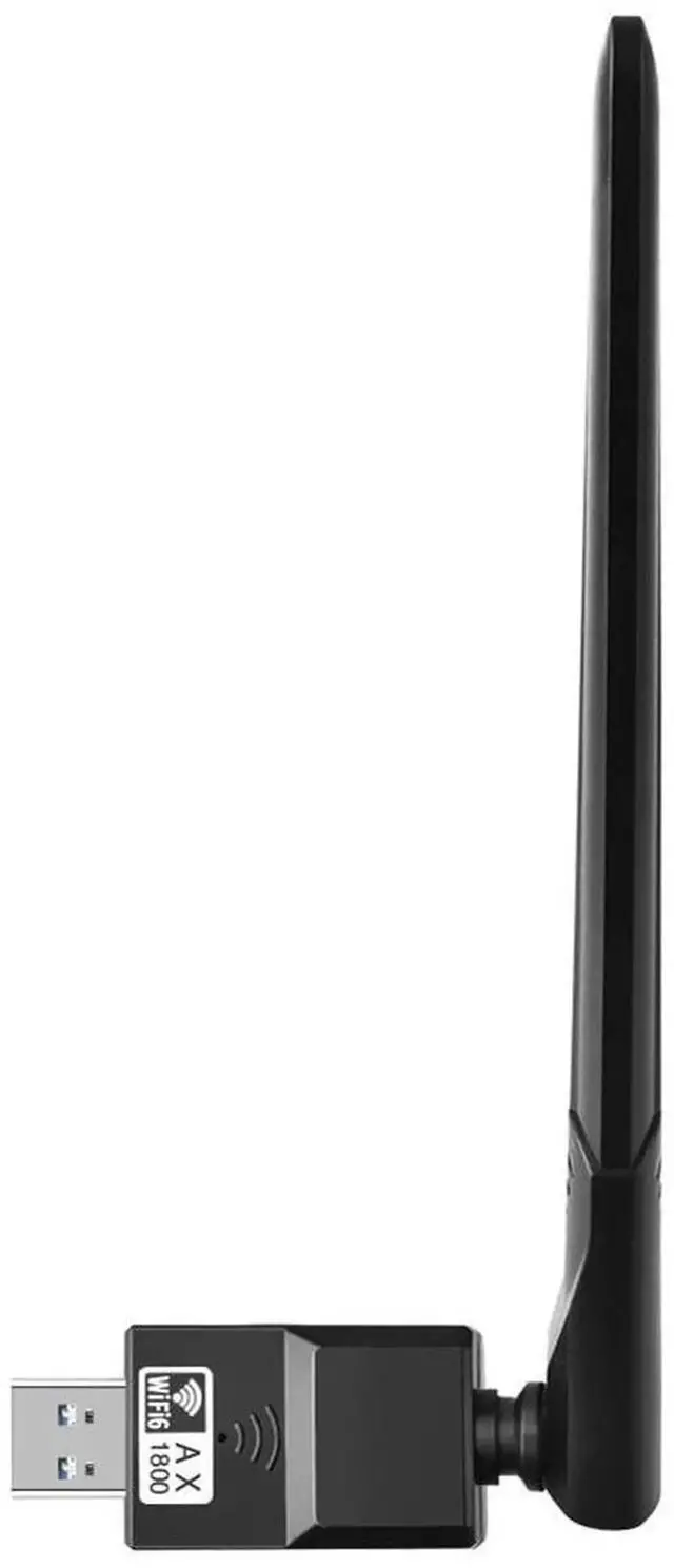 Main image of USB Adapter 1800Mbps 6 Wireless Network Card Dual Band 5GHz 2.4GHz 6dBi Antenna Plug and Play for Laptop Desktop