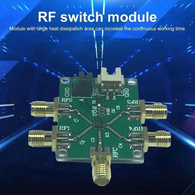 Alt view image 2 of 4 - PCB RF Switch Module Single Pole RF Switch Board Enhanced Heat Dissipation Non-Reflective RF Switch Module for Professional Use