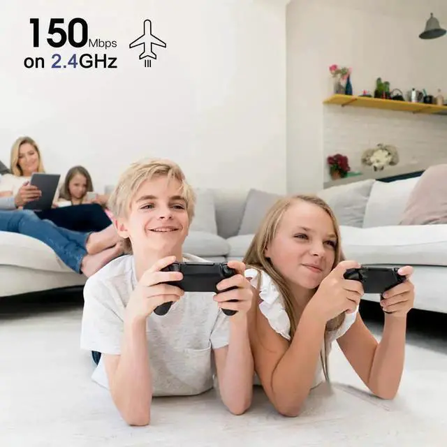 Alt view image 5 of 6 - JAENFONG USB Bluetooth WiFi Adapter, Wireless Nano USB Network Adapter for Laptop Desktop PC Wi-Fi Dongle Compatible with Windows 10/7/8/8.1/XP Mac OS X 10.6 - 10.15.3