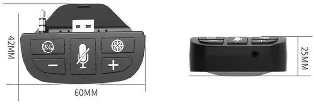 Alt view image 3 of 4 - Wireless Controller Stereo Headset Adapter for Xbox One S/X/XSX/XSS/ELITE/ELITE2