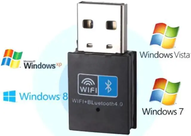 Alt view image 2 of 7 - JAENFONG USB WiFi Bluetooth Adapter 150Mbps Network Card Wireless Dongle Bluetooth 4.0 Portable Mini AP for PC Laptop Desktop 2.4GHz Band 802.11N Compatible with Windows 10 8 7 XP Vista Mac Linux