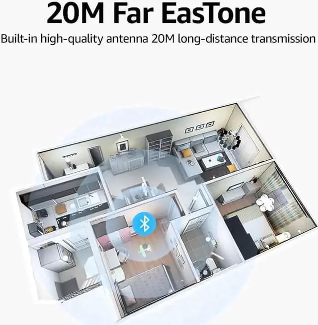 Alt view image 6 of 7 - JAENFONG USB Bluetooth Adapter 4.0 for PC Bluetooth Dongle Receiver Wireless Transfer Compatible with Stereo Headphones Desktop Windows 10,8,7,Vista,XP - Black