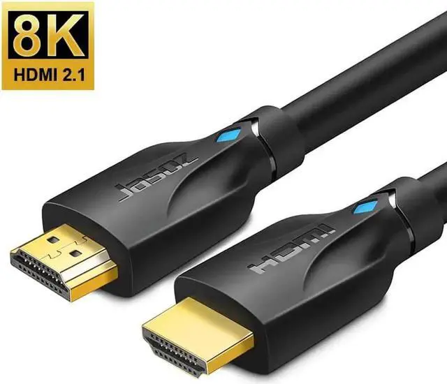 Main image of 3FT/6FT/10FT/16FT/30FT4K120Hz HDMI2.1 Gaming Cable 48Gbps Ultra High Speed (8K@60Hz 7680x4320, 4K@120Hz) HDCP 2.2&2.3, eARC,HDR10, Dynamic HDR, Compatible with Roku TV/HDTV/PS5/Blu-ray - 3 ft.