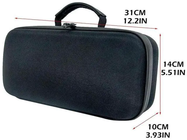 Alt view image 2 of 4 - EVA Handheld Game Console Bag Waterproof Game Console Protection Bag Anti-Drop Shockproof with Inner Partition for Rog Ally
