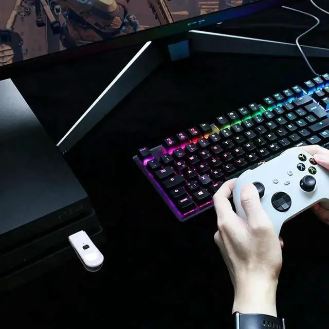 Main image of Gamepad Converter Receiver for PS5 PS4/Switch Pro/Xbox One S Bluetooth-compatible Controller Adapter