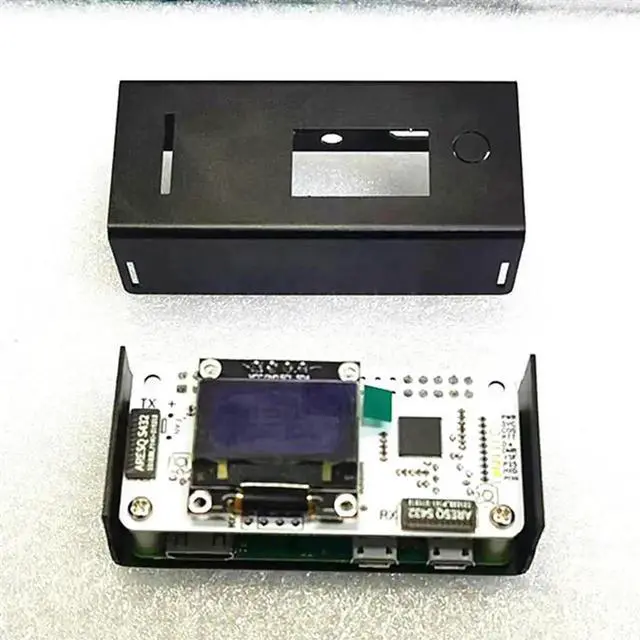 Main image of Duplex MMDVM Hotspot Board UHF VHF + OLED + Case Kit Support P25 DMR YSF For Raspberry Pi Zero W 0W 2W 3B 4B
