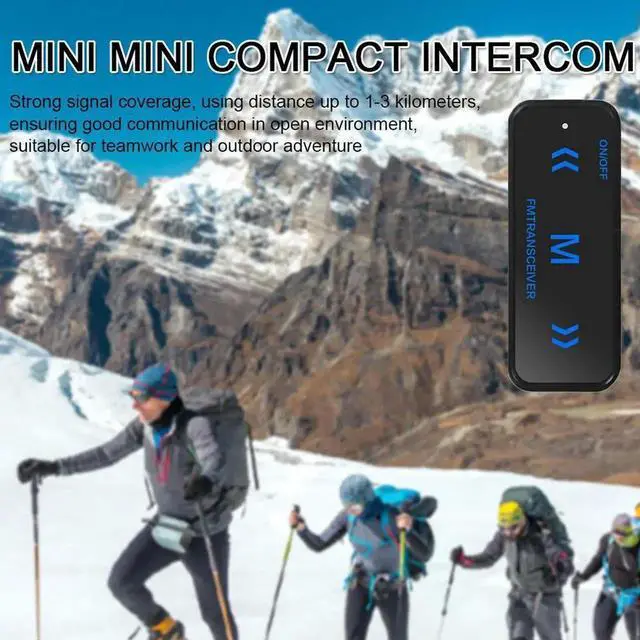 Alt view image 5 of 5 - Mini Walkie Talkie 400-480Mhz FM Radio Transceiver 2W Handheld Walky Talky USB Charging for Hair Salon Beauty Parlor Repair Shop