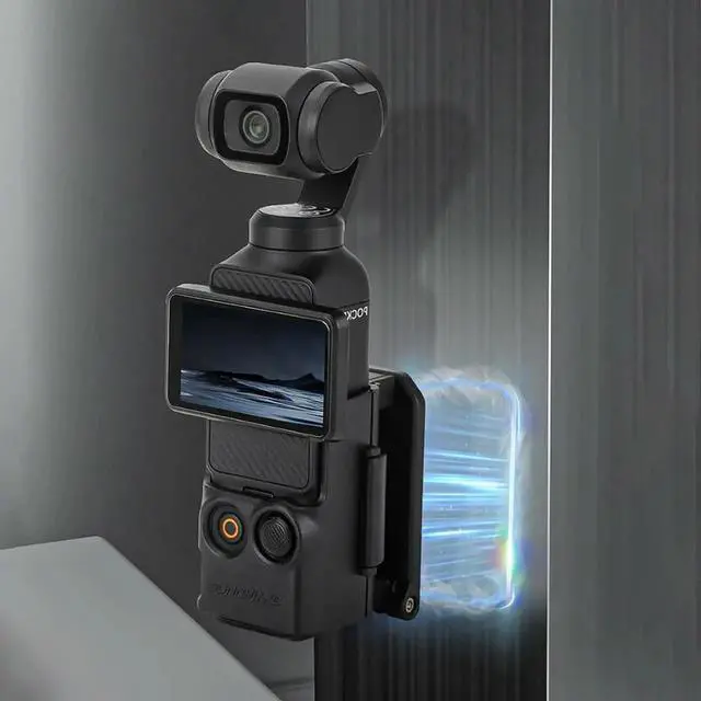 Alt view image 2 of 4 - Magnetic Bracket Mount Magnetic Quick Release Mount Sports Camera Accessories Non-Slip Expansion Adapter Mount for Osmo Pocket 3