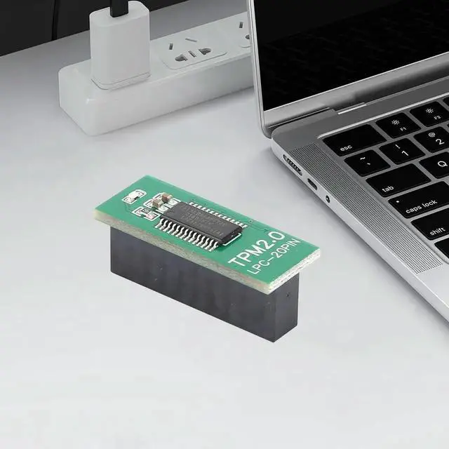 Alt view image 4 of 4 - TPM 2.0 Trusted Platform Module LPC-20PIN Motherboard Card 11 Upgrade Test Replacement Parts for