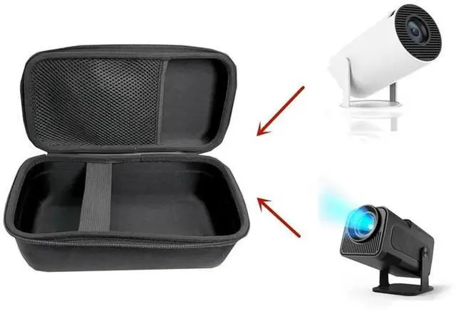 Alt view image 2 of 4 - Projectors Bag for HY300 HY320 Protective Case Hard EVA_L50A